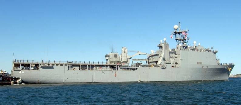 USS Gunston Hall LSD 44 Whidbey Island Class Dock Landing Ship US Navy