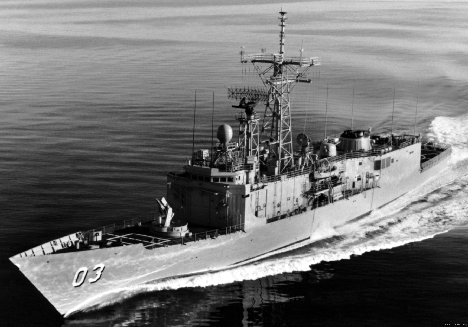ffg-03 hmas sydney adelaide class frigate royal australian navy 1982 25 trials