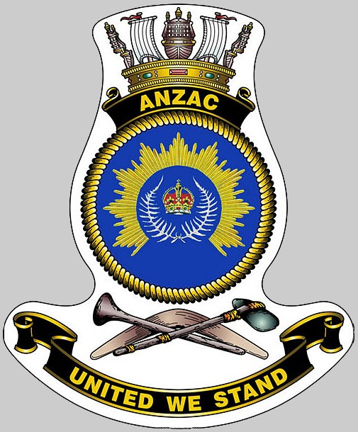 ffh-150 hmas anzac insignia crest patch badge frigate royal australian navy 02x