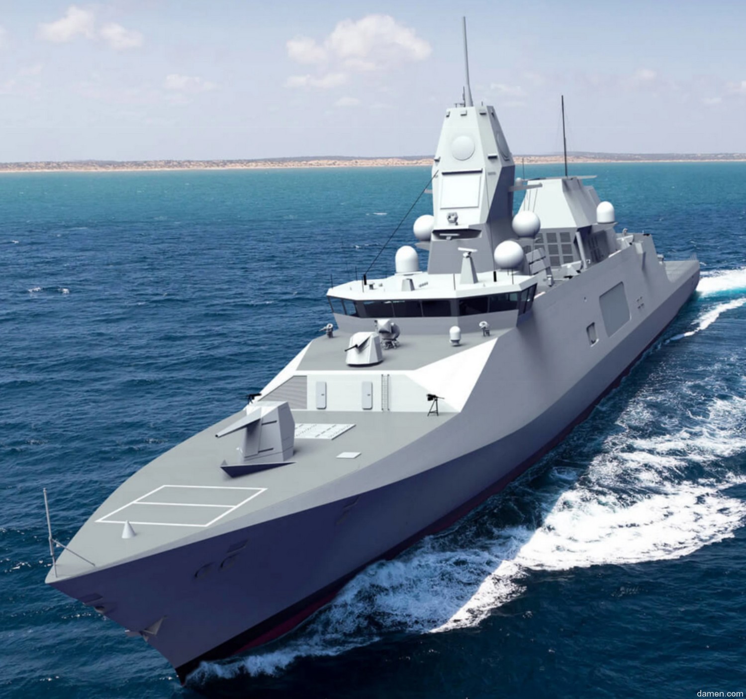 anti submarine warfare frigate aswf future surface combatant fsc belgian navy damen thales 03