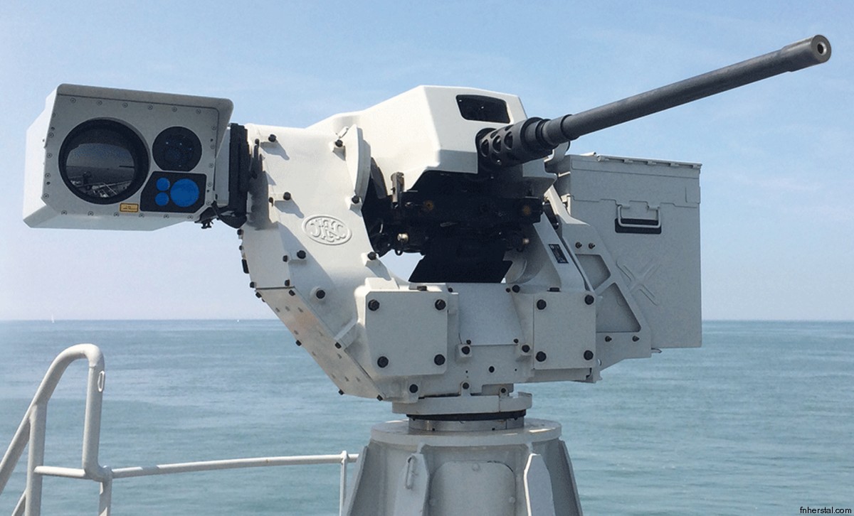 fn herstal sea defnder 12.7mm remote weapon system  castor class patrol vessel belgian navy armed forces naval component 05