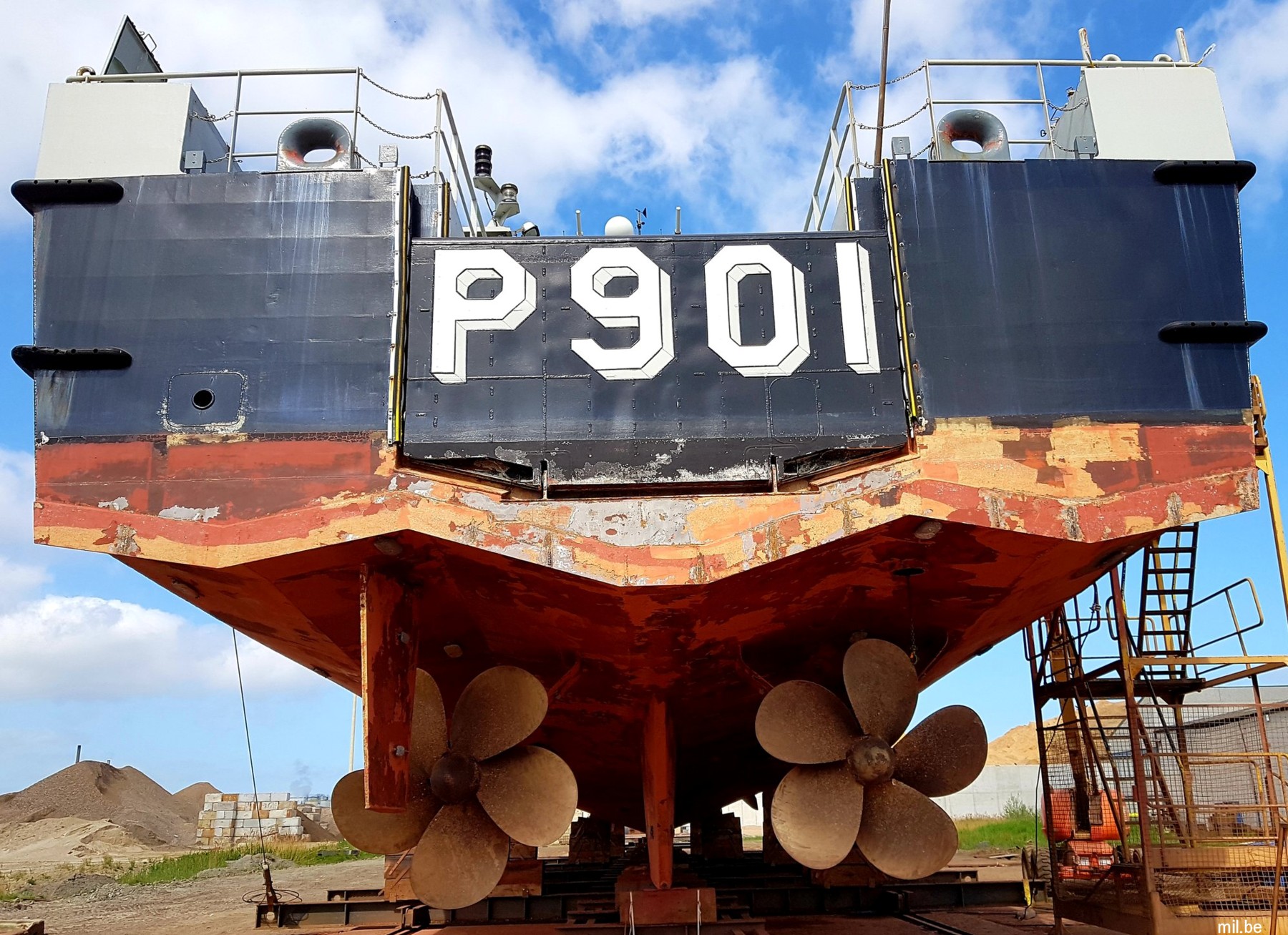 p901 bns castor class patrol vessel belgian navy armed forces naval component marinecomponent 07