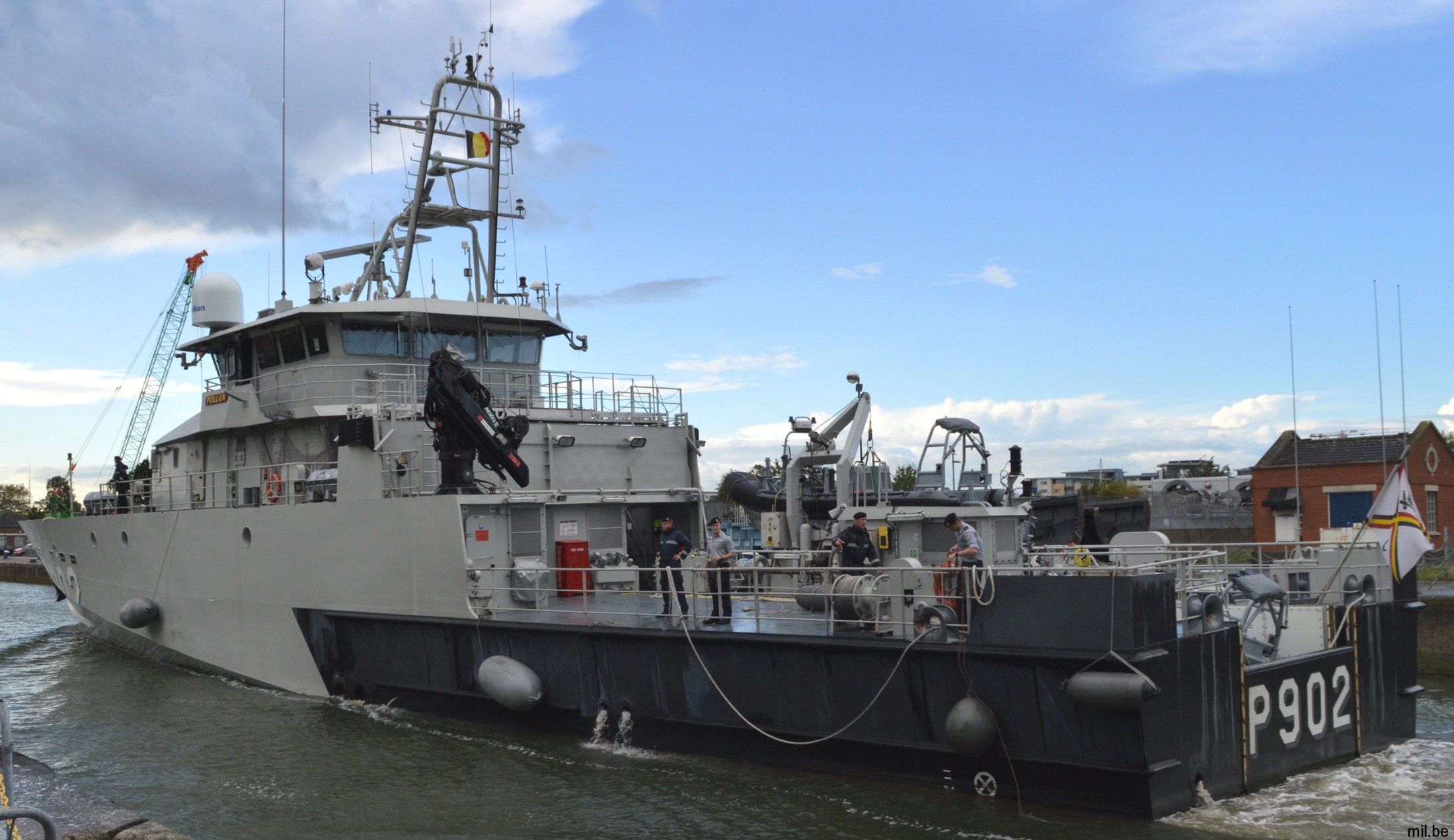 p902 bns pollux castor class patrol vessel belgian navy armed forces naval component marinecomponent 11