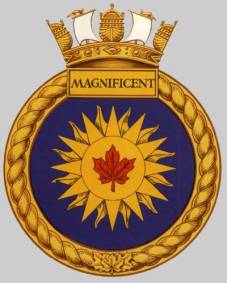 CVL-21 HMCS Magnificent patch crest insignia badge