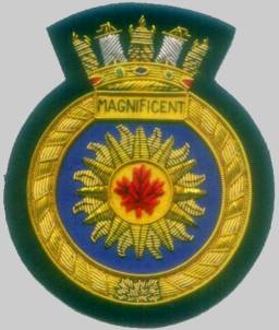 CVL-21 HMCS Magnificent crest insignia patch badge