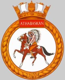 DDE-219 R-79 HMCS Athabaskan crest badge patch insignia