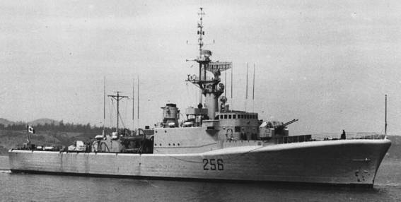 dde 256 hmcs st. croix restigouche class destroyer escort royal canadian navy marine royale canadienne