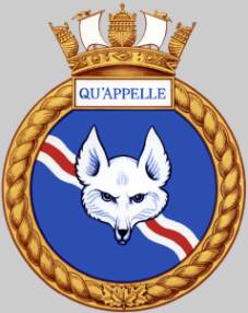 dde 264 hmcs qu'appelle crest insignia patch badge destroyer escort royal canadian navy