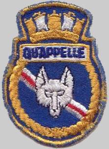 dde 264 hmcs quappelle patch insignia crest