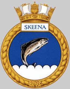 dde ddh 207 hmcs skeena crest insignia patch badge destroyer royal canadian navy