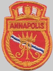 hmcs annapolis ddh 265 patch crest insignia badge destroyer escort royal canadian navy