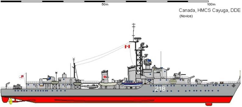 UK Tribal class destroyer escort Royal Canadian Navy