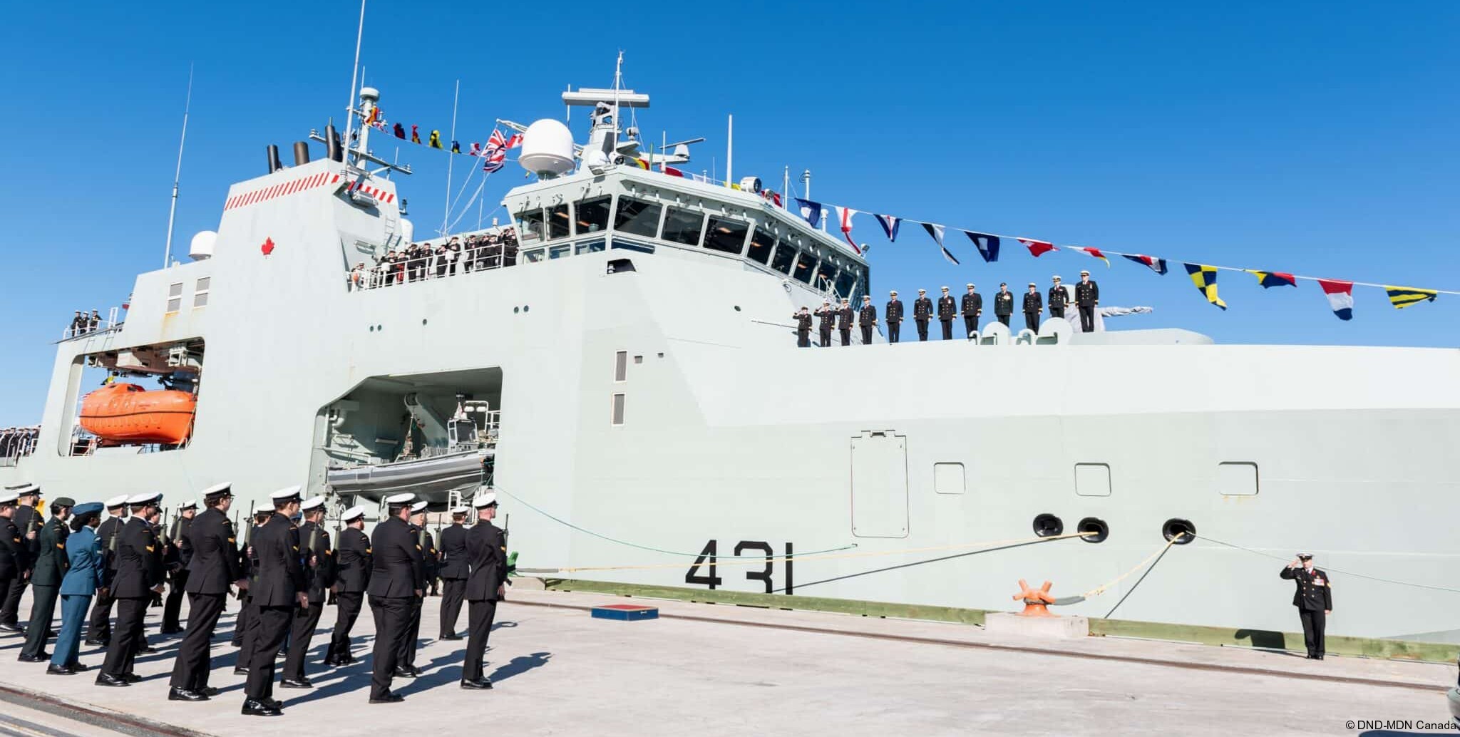 aopv-431 hmcs margaret brooke harry dewolf class arctic offshore patrol vessel ncsm royal canadian navy commissioning halifax 24