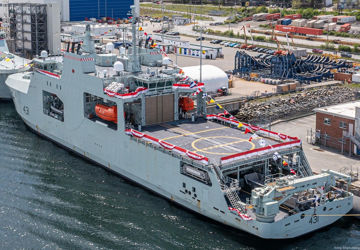 aopv-431 hmcs margaret brooke harry dewolf class arctic offshore patrol vessel canadian navy irving halifax 25