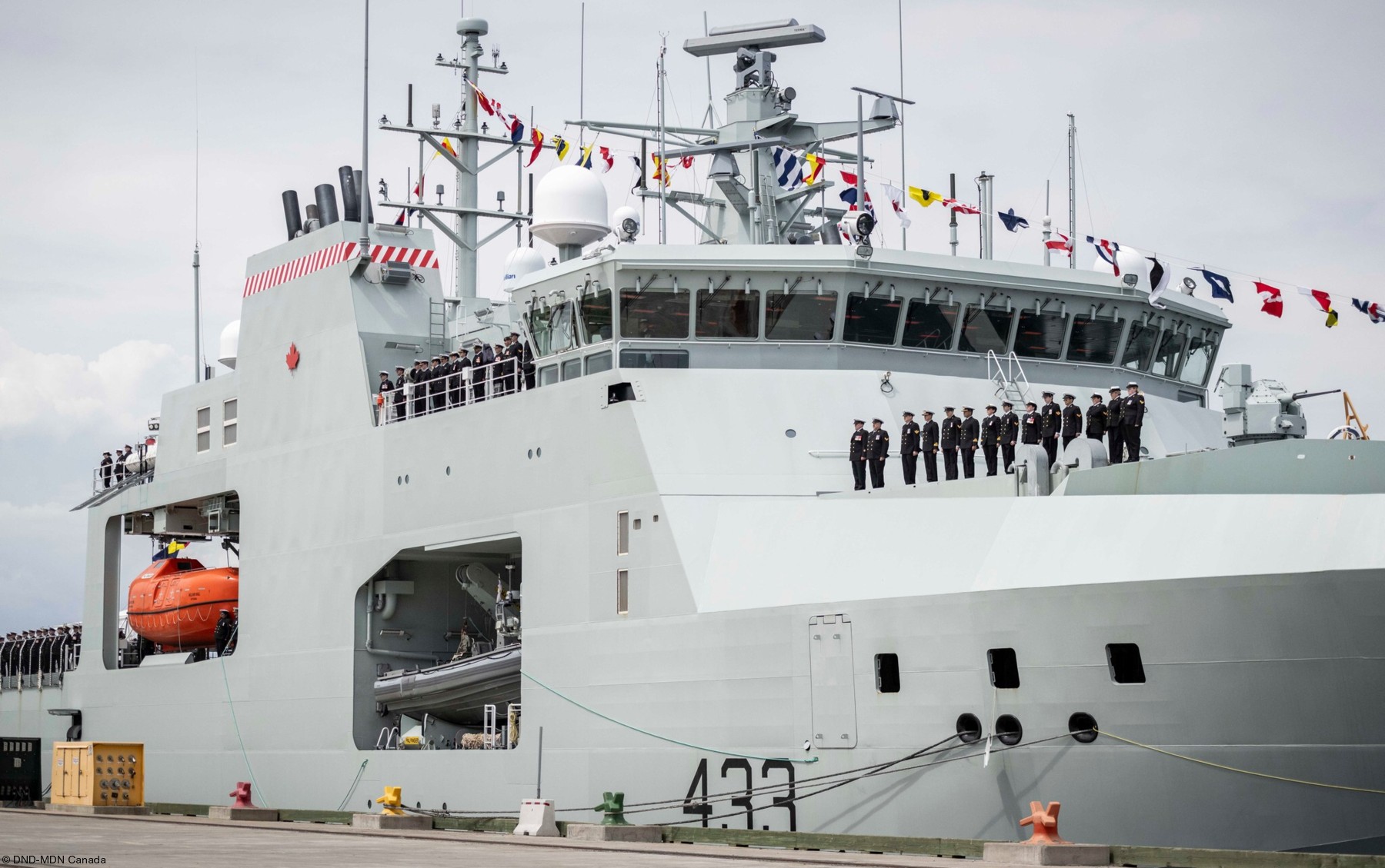 aopv-433 hmcs william hall harry dewolf class arctic offshore patrol vessel ship ncsm royal canadian navy commissioning 2024 15