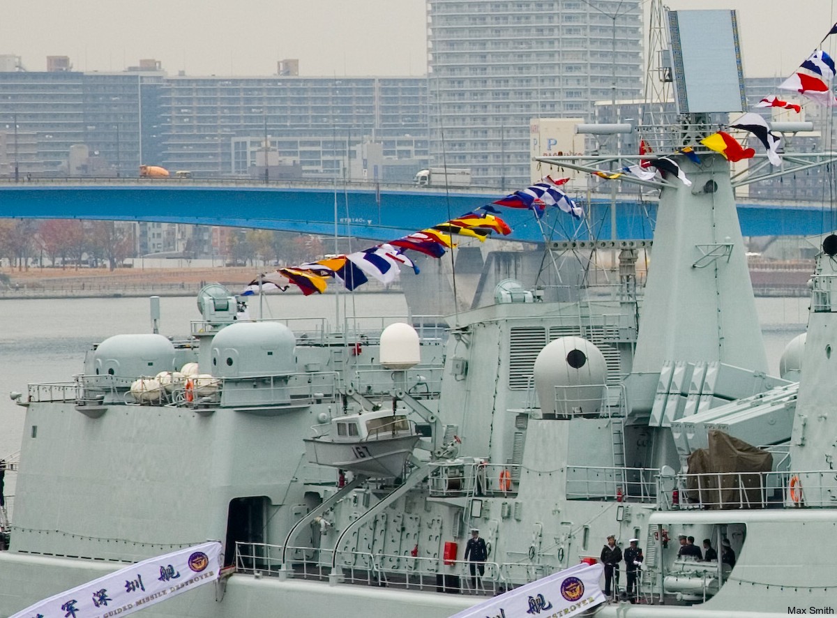 ddg-167 plans shenzen type 051b luhai class guided missile destroyer china people's liberation army navy 02a yj-83 ssm