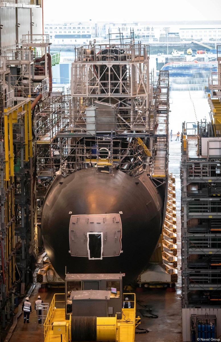 s-637 fs tourville suffren barracuda class submarine ssn sna french navy marine nationale roll-out launch 05