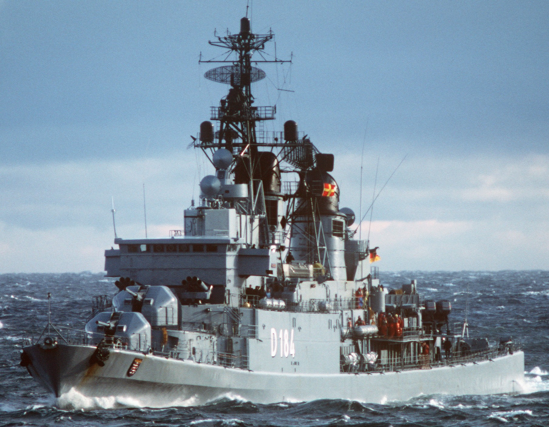 d-184 fgs hessen type 101a hamburg class destroyer german navy 07