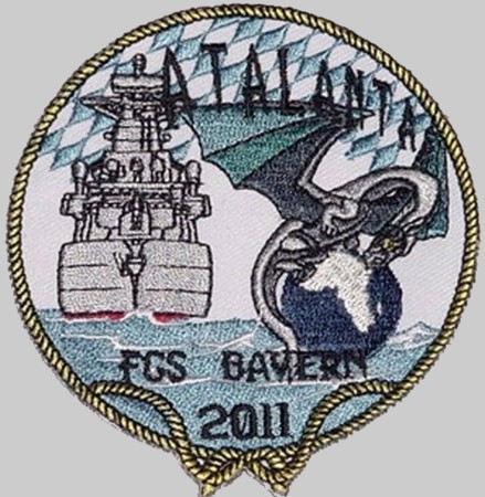 f-217 fgs bayern cruise patch badge type 123 class frigate german navy 03