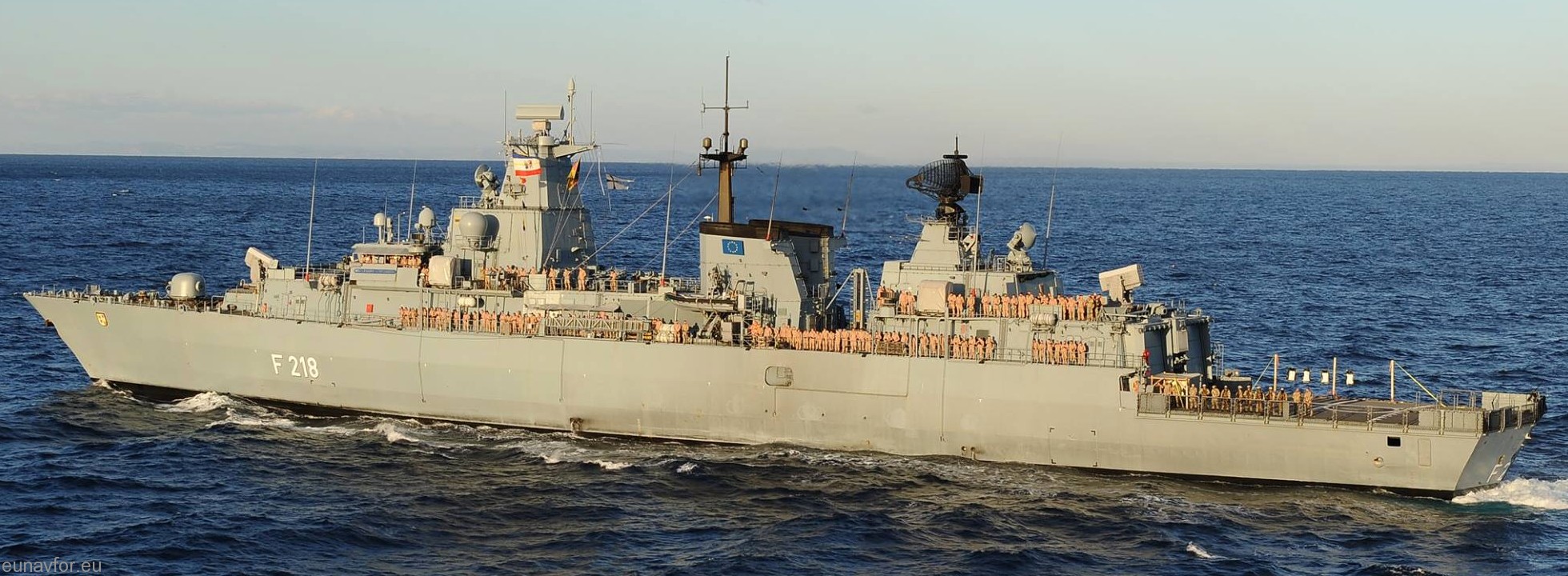 f-218 fgs mecklenburg vorpommern type 123 brandenburg class frigate german navy 13 eunavfor med