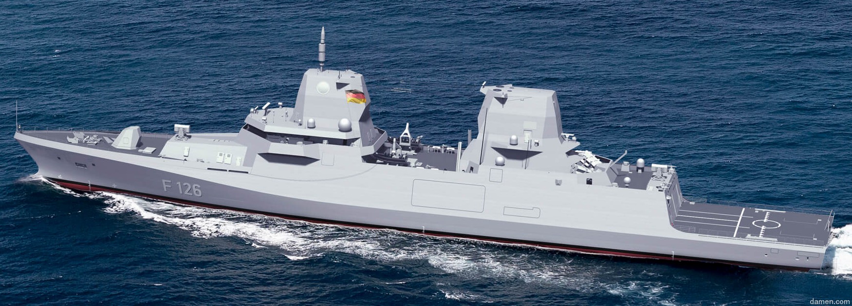 f126 class type 126 mks 180 frigate german navy deutsche marine fregatte 10