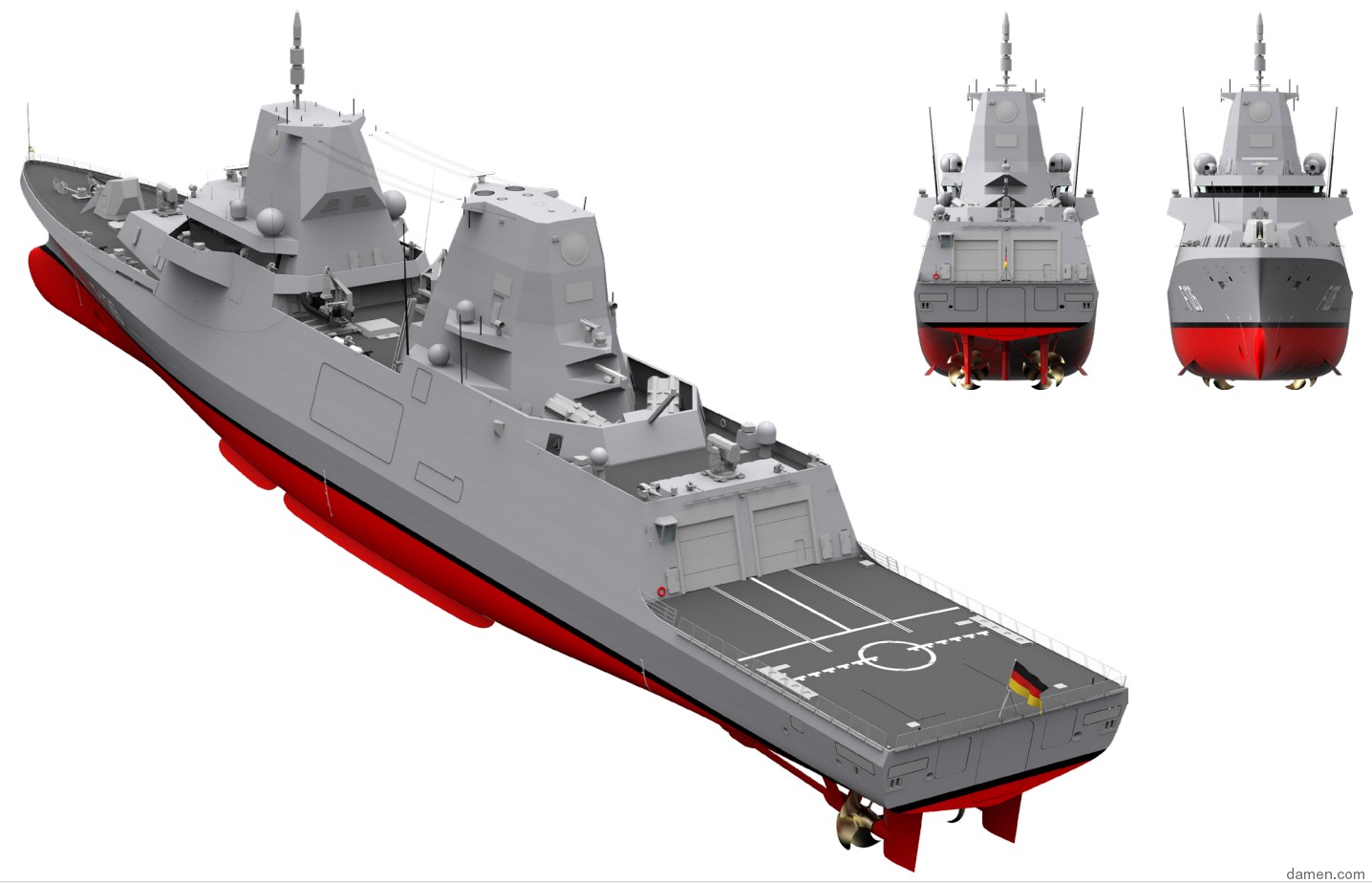 F126 Type 126 class MKS 180 Frigate German Navy Marine