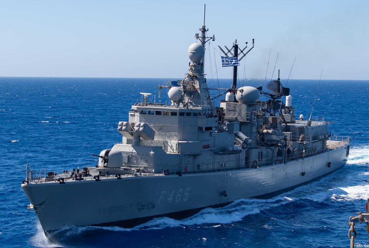 f-465 hs themistoklis elli kortenaer standard class missile frigate hellenic navy greece nato snmg nrf 07