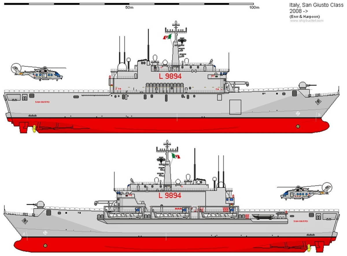 san giorgio class amphibious transport dock lpd italian navy marina militare 03c