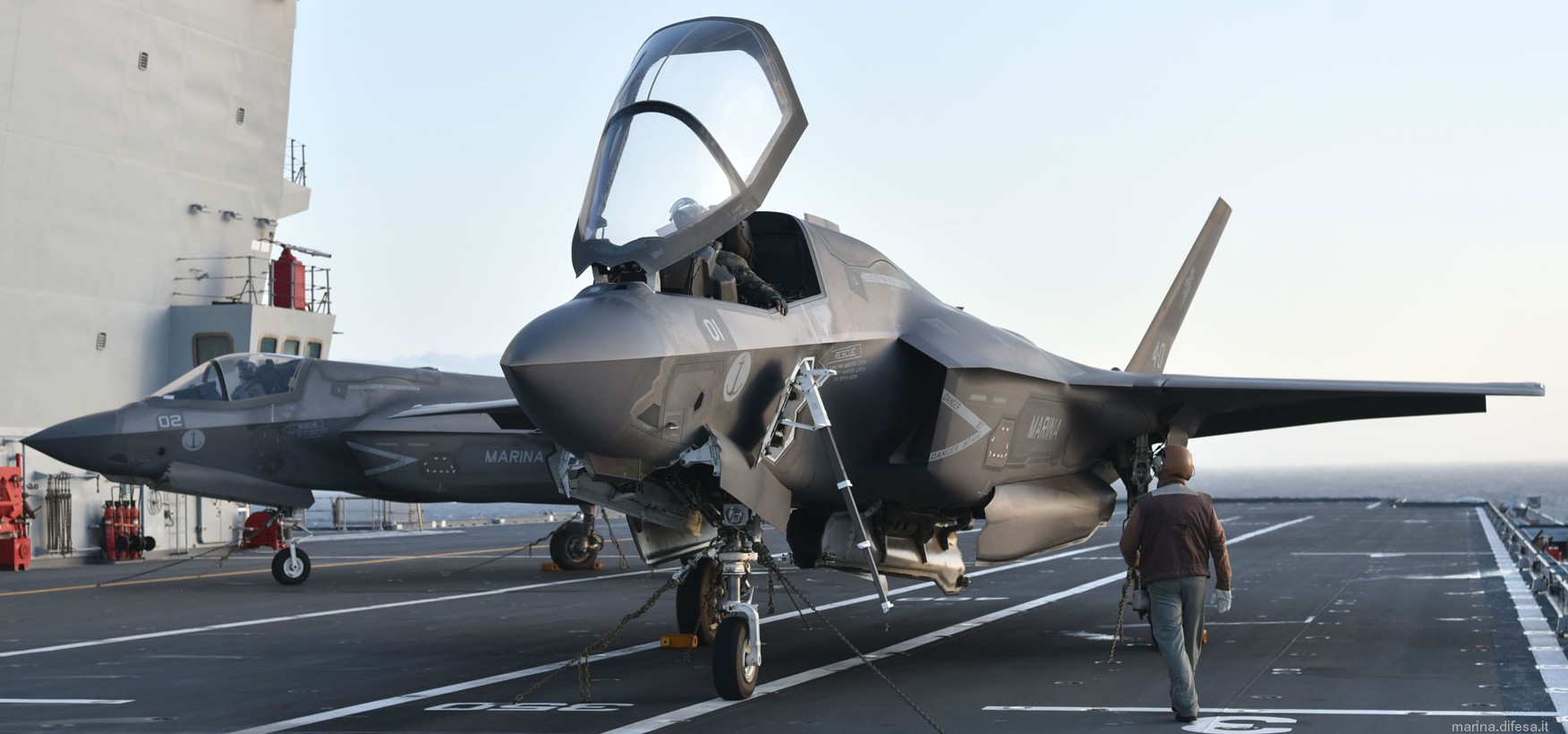 f-35b lightning ii italian navy marina militare lockheed martin leonardo grupaer c550 cavour 12