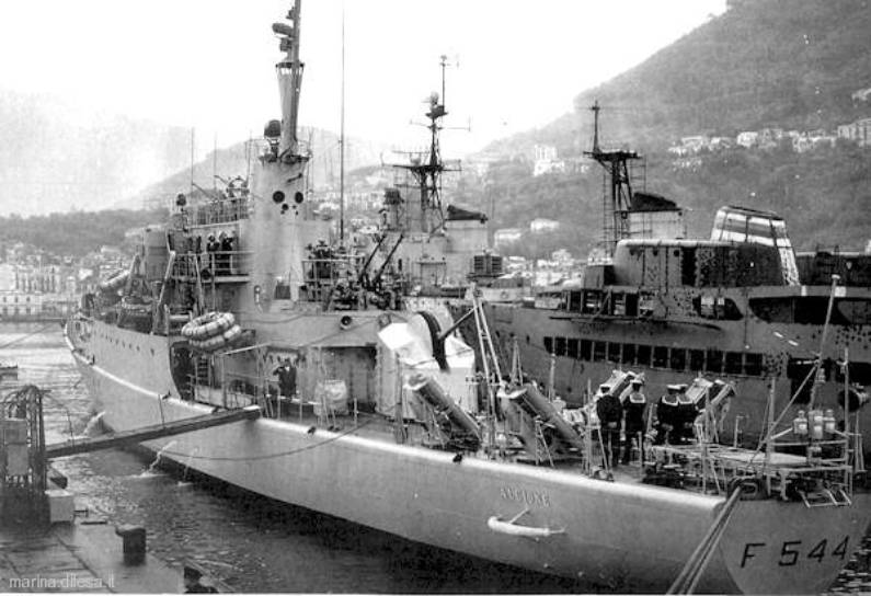 f 544 its nave alcione albatros class corvette italian navy