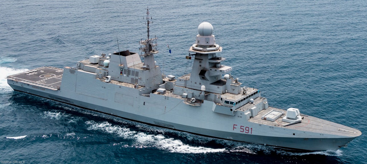f-591 virginio fasan its nave bergamini fremm class guided missile frigate italian navy marina militare 72
