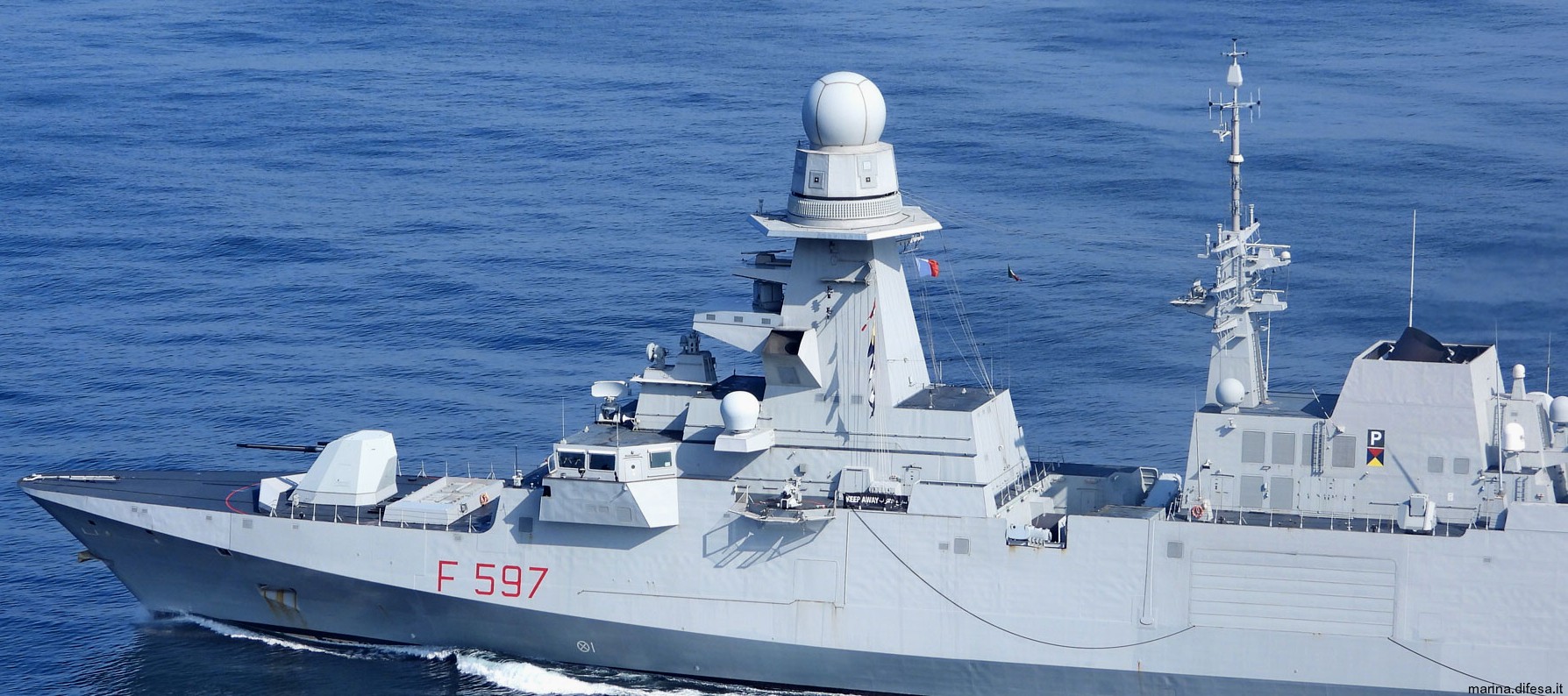 f-597 antonio marceglia its nave bergamini class guided missile frigate italian navy marina militare 04a