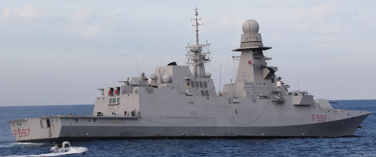 f-597 antonio marceglia its nave bergamini fremm class guided missile frigate italian navy marina militare 29