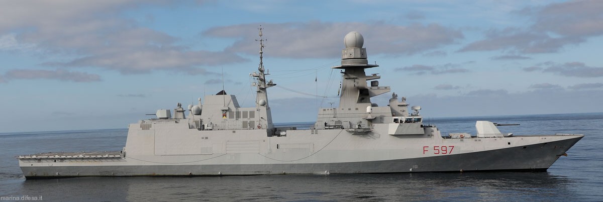 f-597 antonio marceglia its nave bergamini fremm class guided missile frigate italian navy marina militare 30