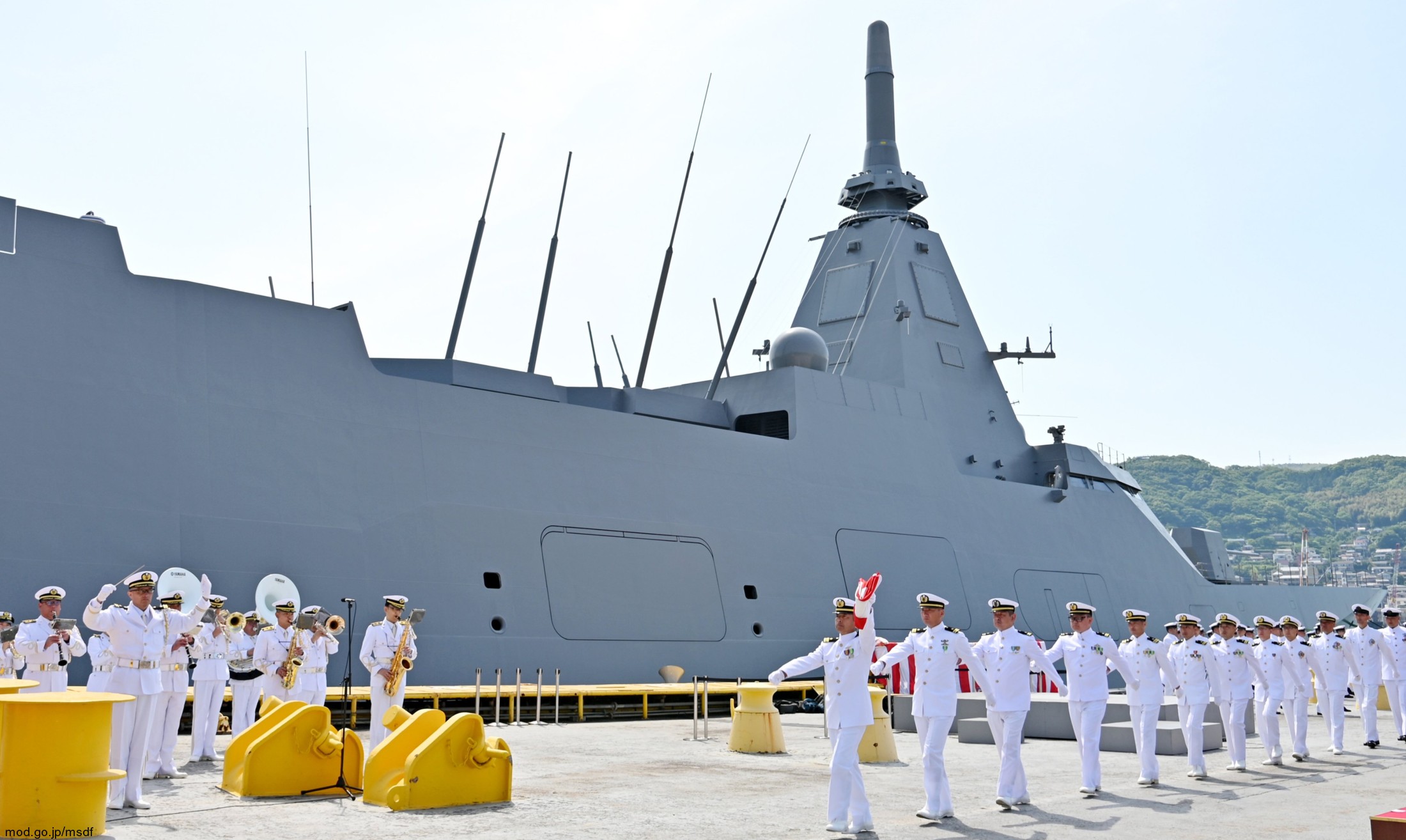 ffm-5 js yahagi mogami class frigate multi-mission japan maritime self defense force commissioning nagasaki 2024