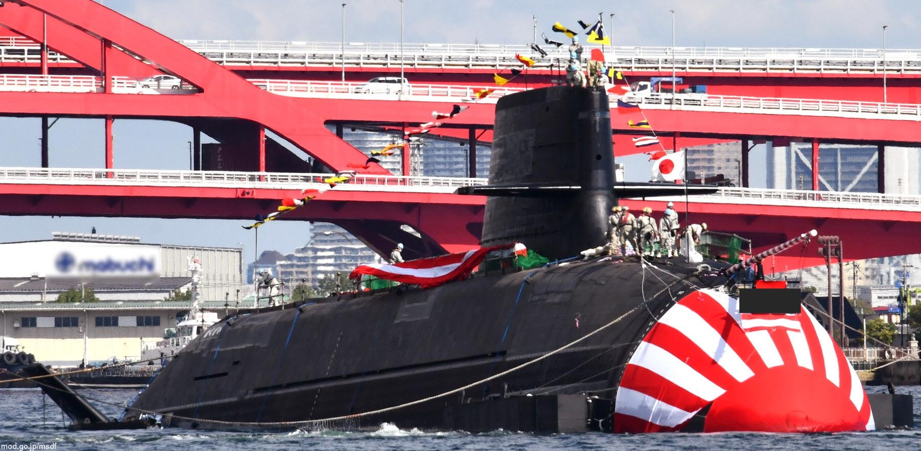ss-517 js chogei taigei 29ss class attack submarine ssk japan maritime self defense force jmsdf launching 2024 06