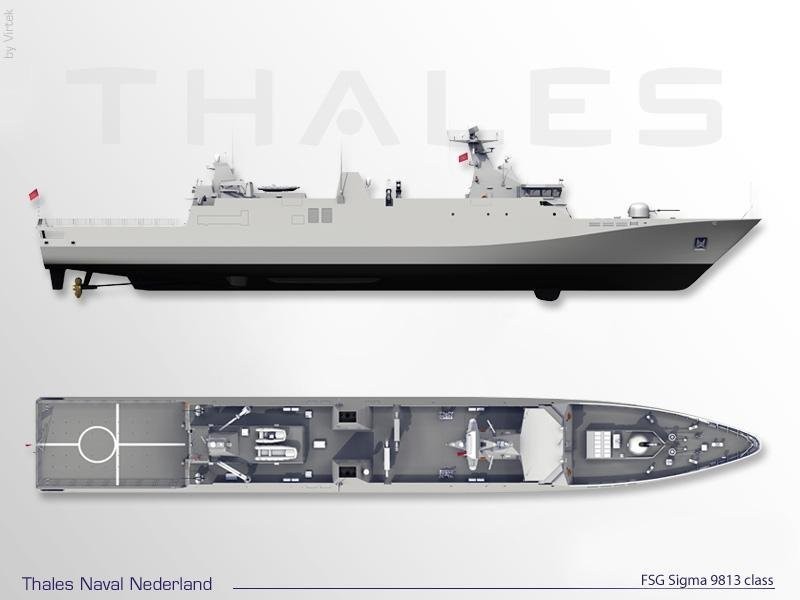 SIGMA 9813 class frigate damen schelde moroccan navy thales