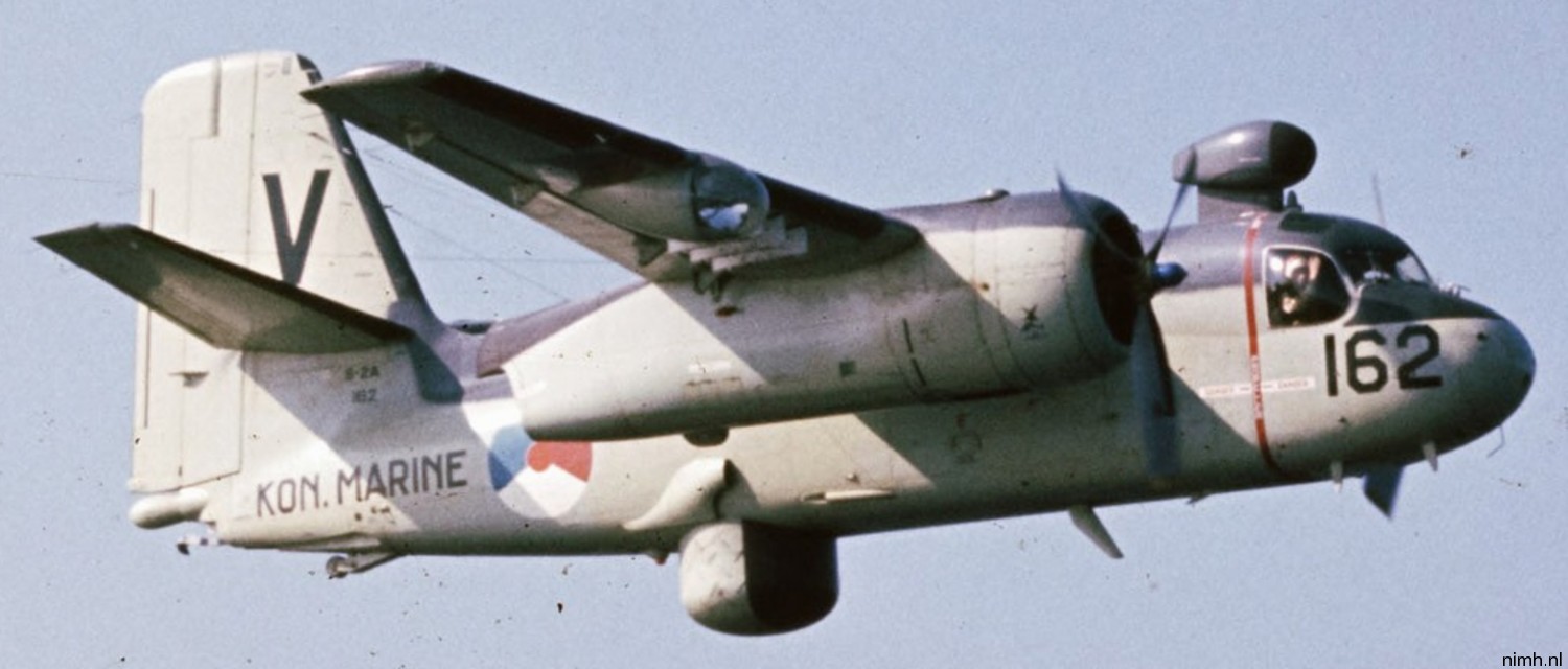 s-2n tracker grumman anti submarine aircraft royal netherlands navy koninklijke marine 162 02