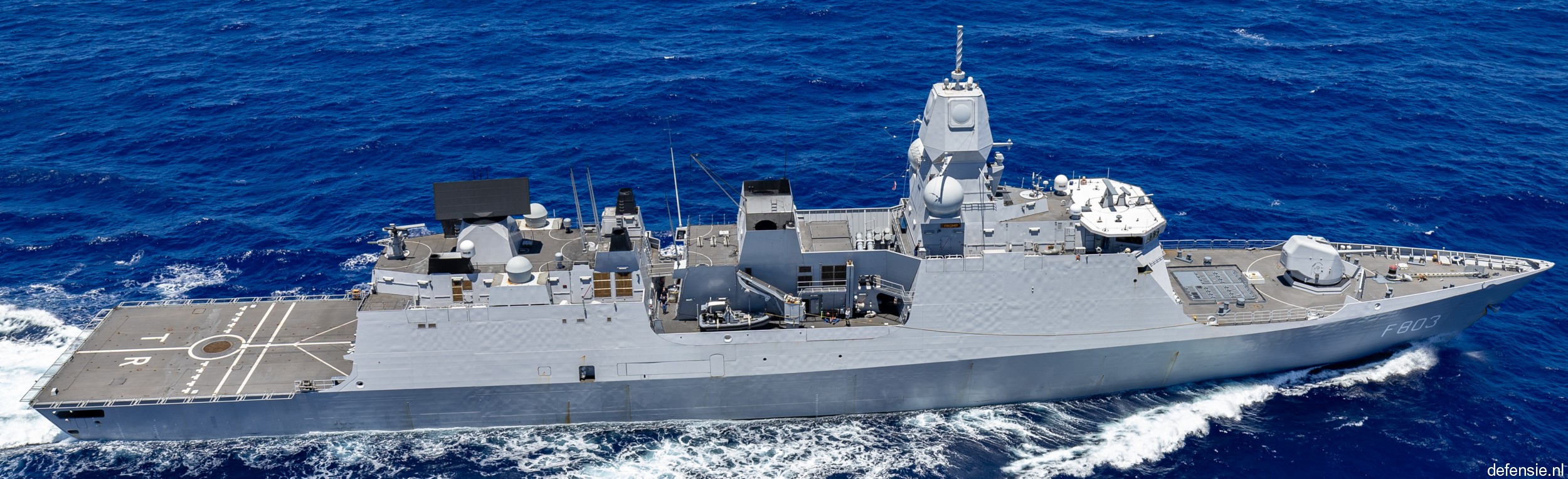 f803 hnlms tromp guided missile frigate ffg air defense lcf royal netherlands navy rimpac 2024 50