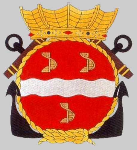 hnlms banckert f-810 insignia crest patch badge kortenaer standard class frigate royal netherlands navy 03c