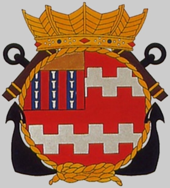 hnlms bloys van treslong f-824 insignia crest patch badge kortenaer standard class frigate royal netherlands navy 02c