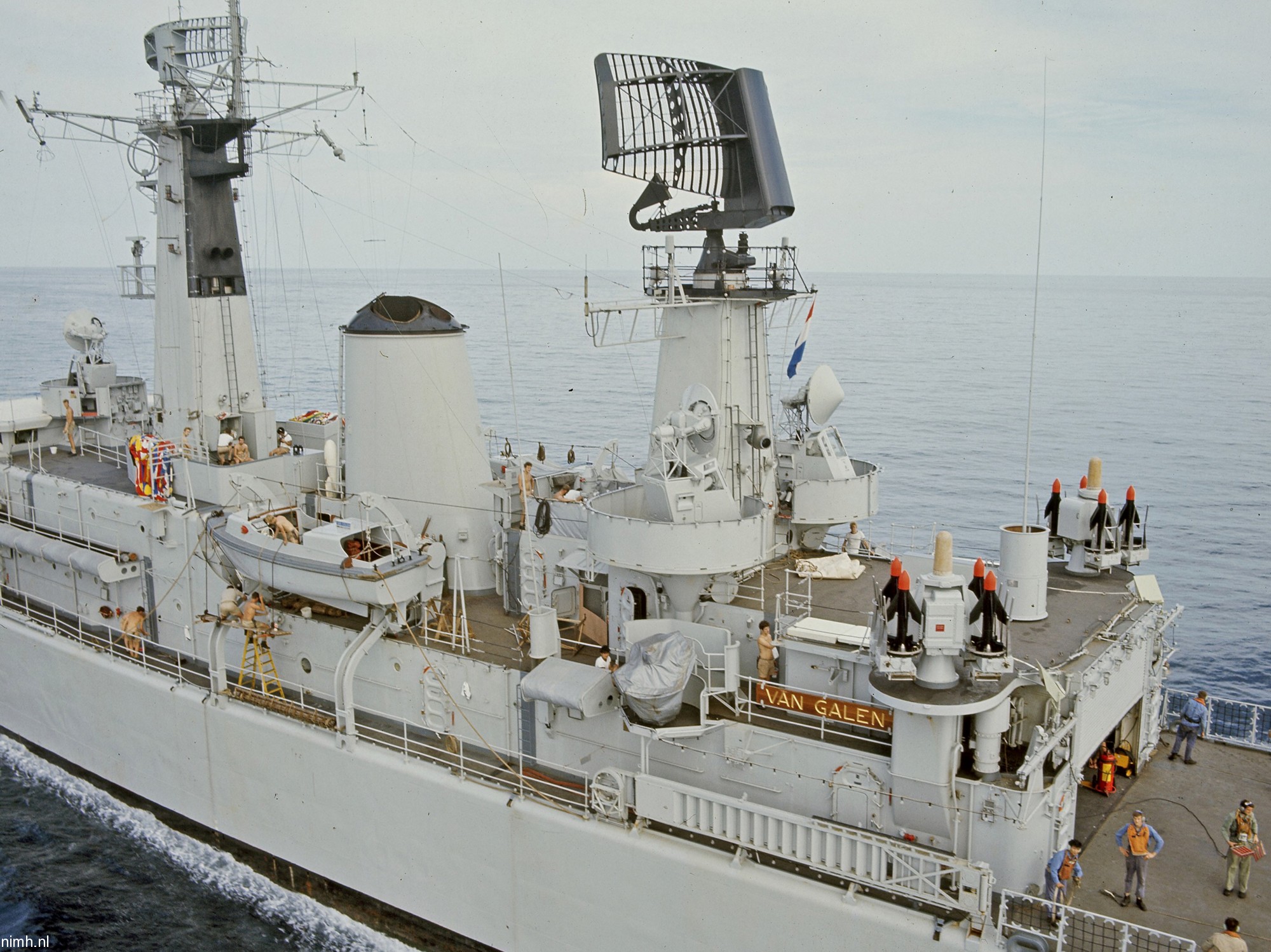 hnlms van galen f-803 speijk class frigate royal netherlands navy koninklijke marine sea cat sam missile 13