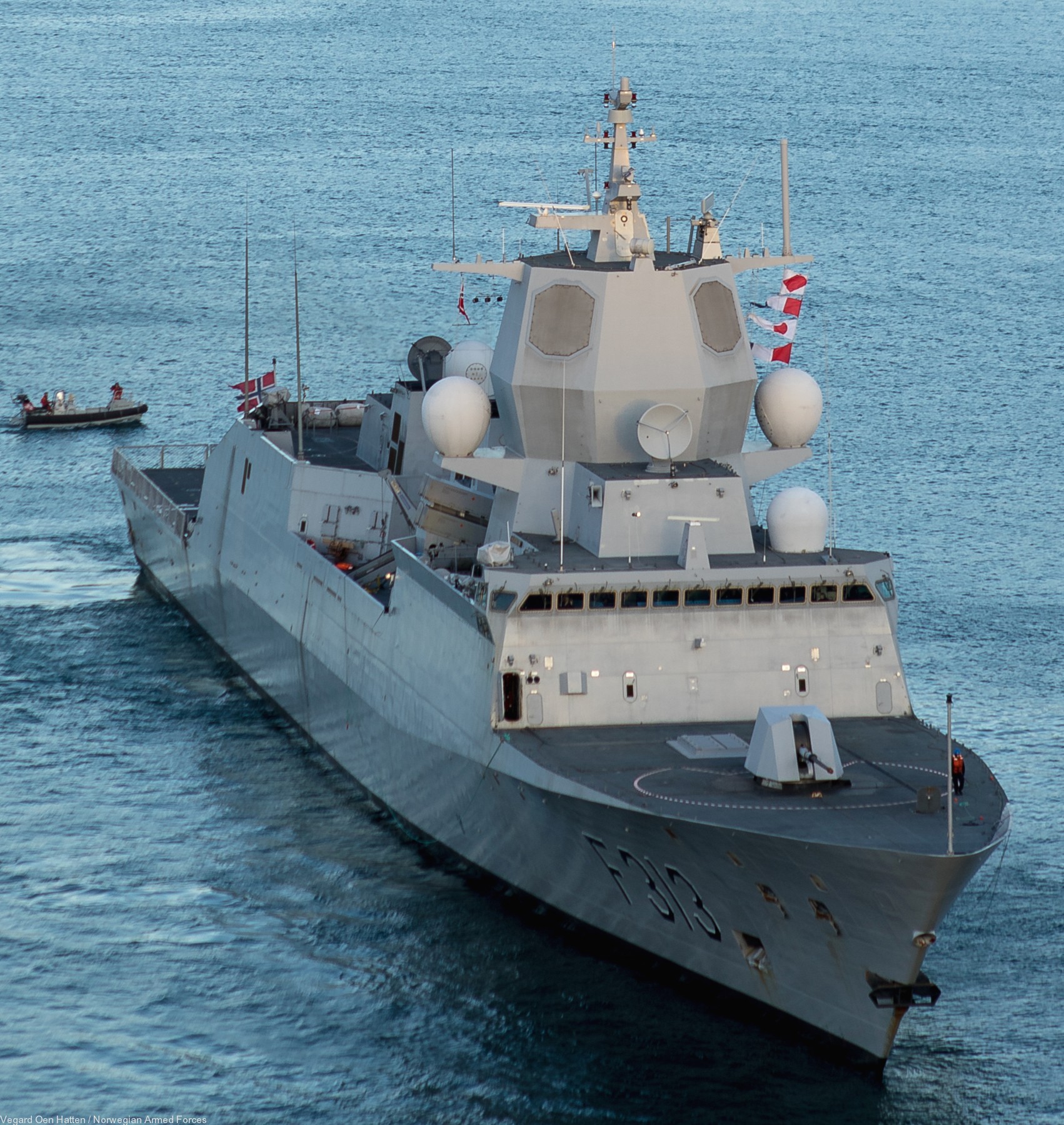 F-313 HNoMS Helge Ingstad Frigate Royal Norwegian Navy