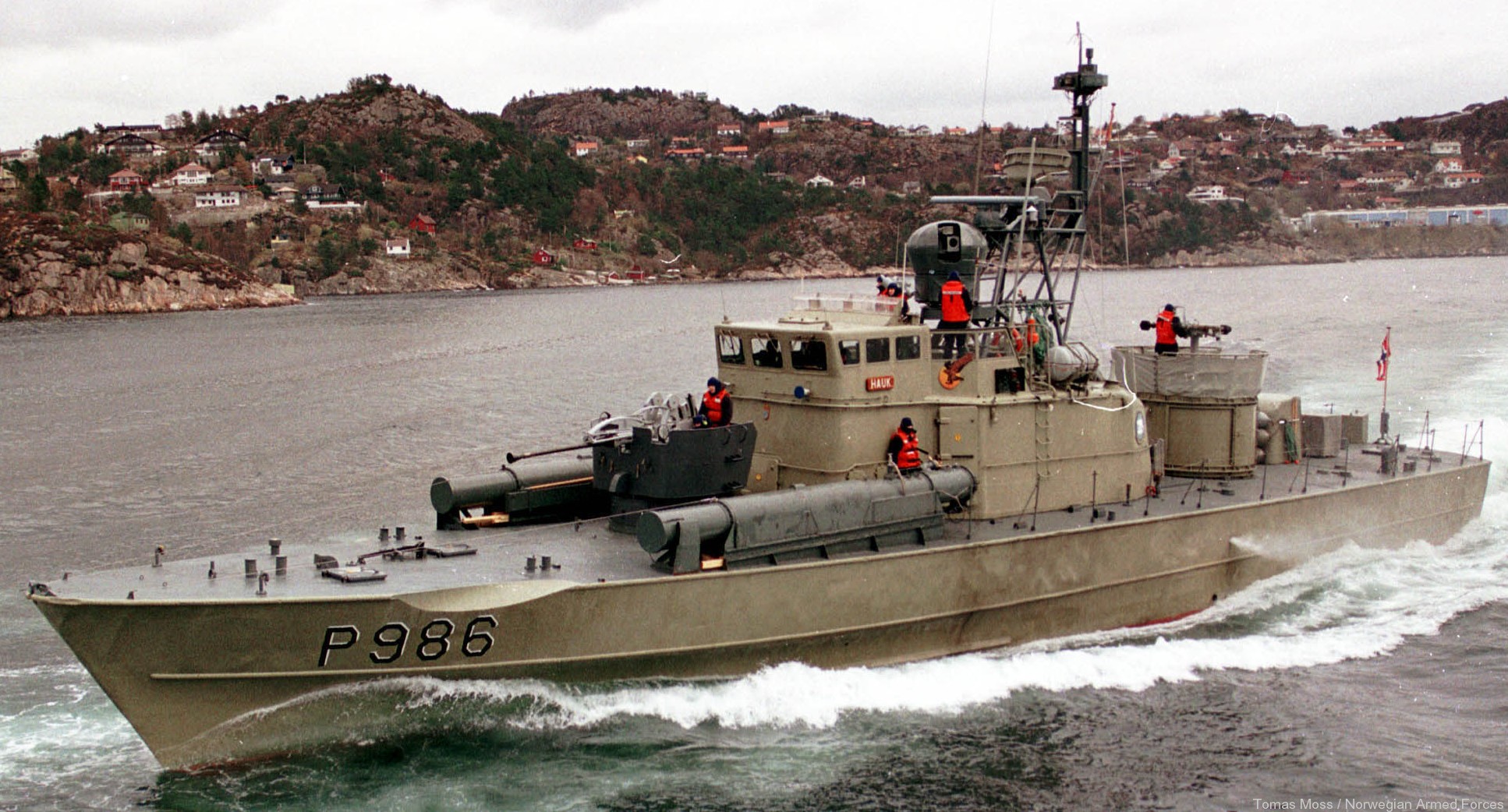 p-986 knm hauk class fast attack missile torpedo craft boat norwegian navy sjøforsvaret 02