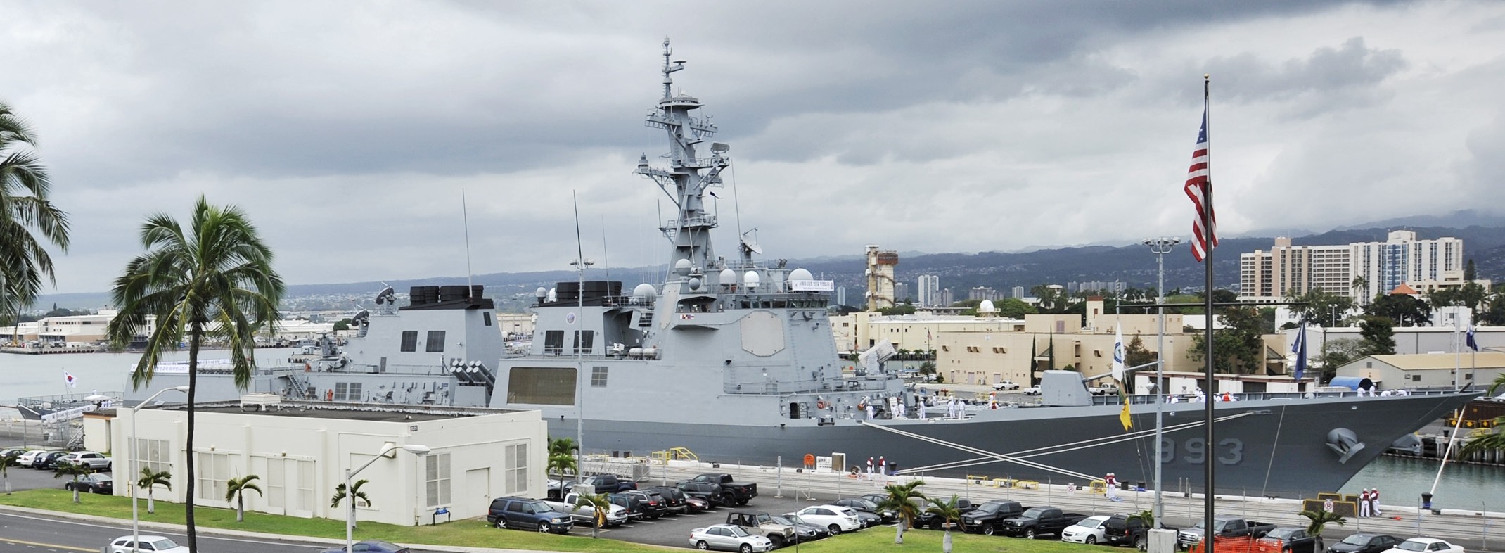 ddg-993 roks seoae ryu seong-ryong sejong the great class guided missile destroyer aegis republic of korea navy rokn 15 joint base pearl harbor hickam hawaii