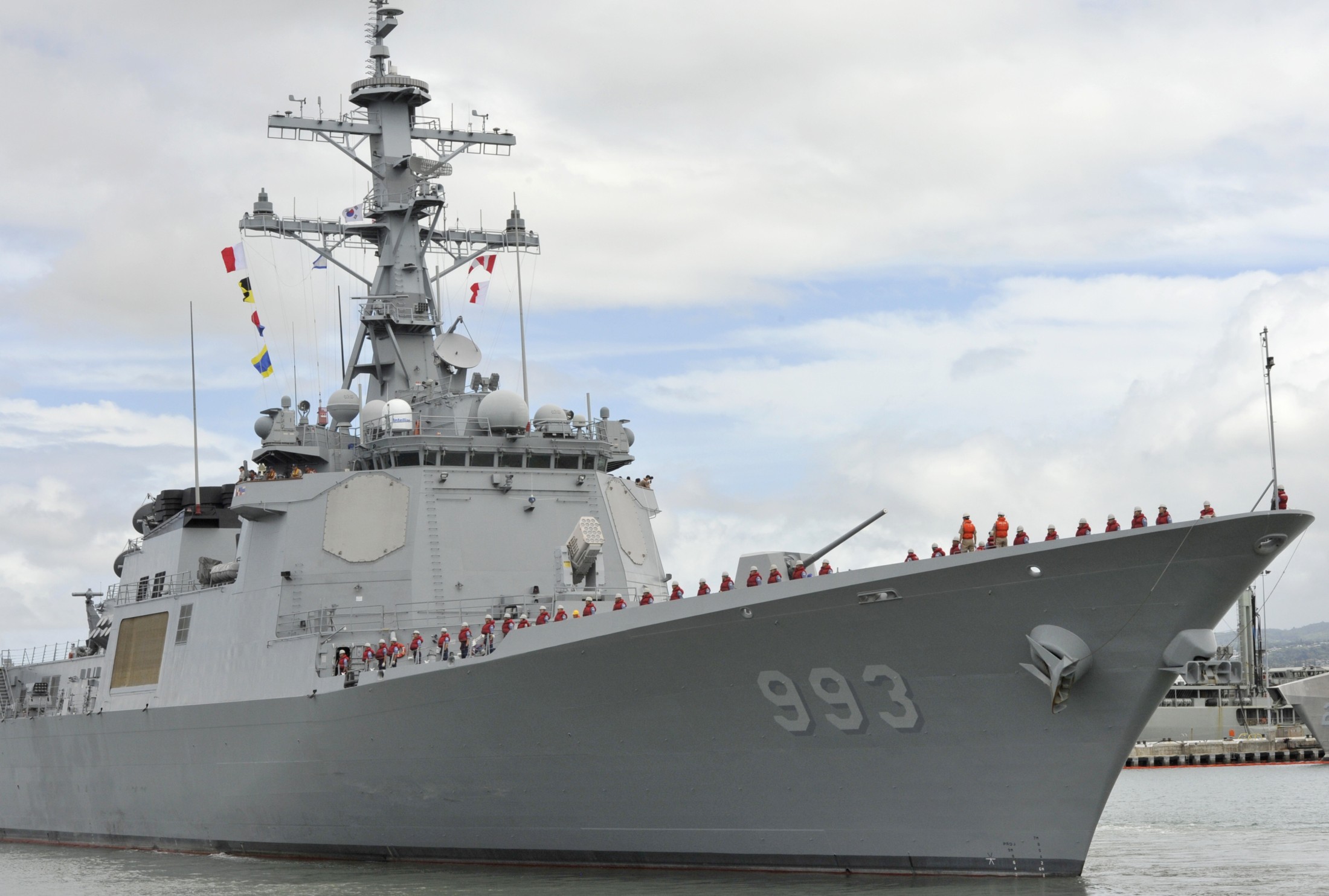 ddg-993 roks seoae ryu seong-ryong sejong the great class guided missile destroyer aegis republic of korea navy rokn 19