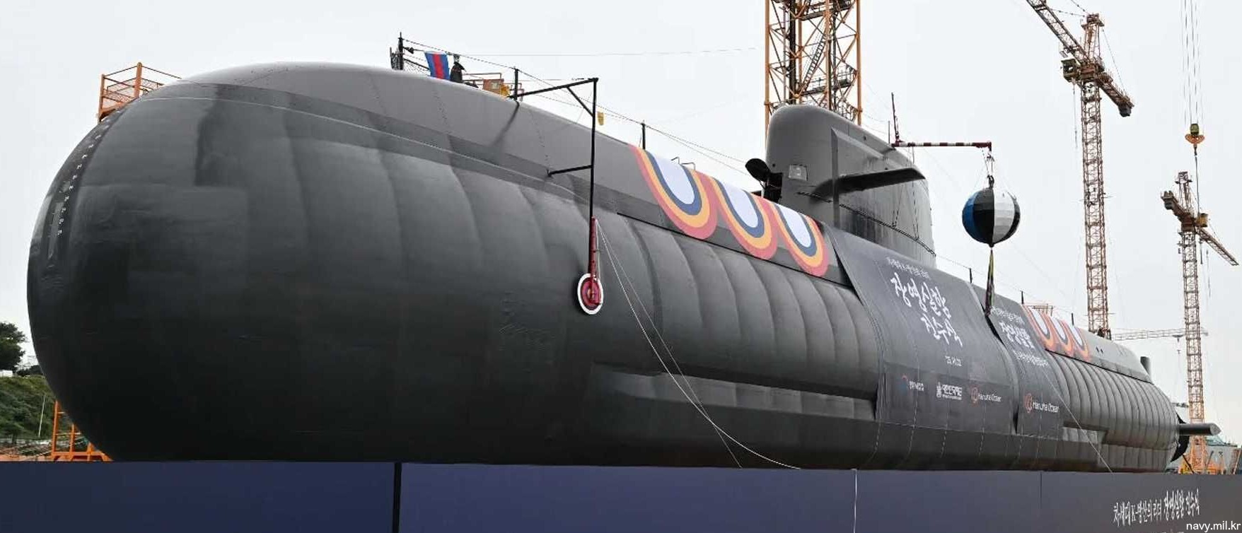 ss-087 roks jang yeong-sil dosan changho class submarine kss-iii republic of korean navy rokn tiger shark torpedo ugm-84 harpoon ssm chonryong slcm missile hyonmoo cruise ballistic slbm 03