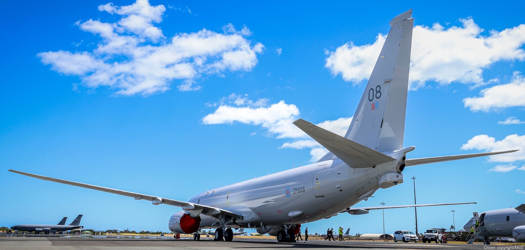 boeing poseidon mra1 maritime patrol reconnaissance aircraft royal air force zp808 04