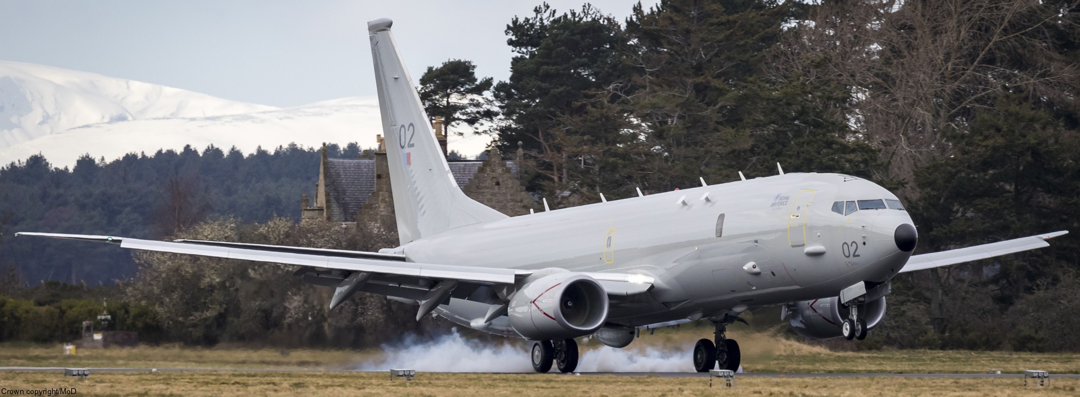 boeing poseidon mra1 maritime patrol reconnaissance aircraft royal air force zp802 city of elgin 06