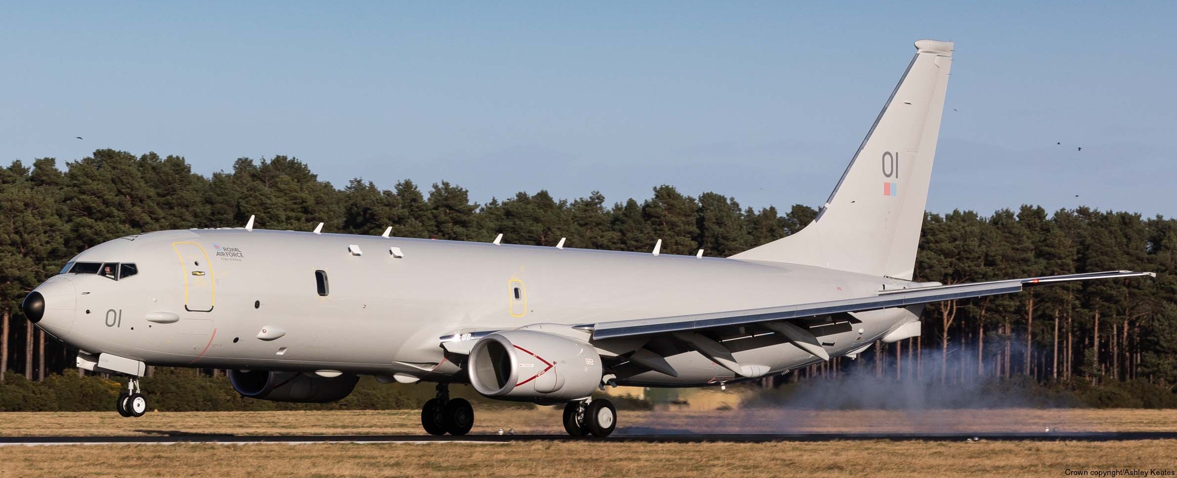 boeing poseidon mra1 maritime patrol reconnaissance aircraft royal air force zp801 22